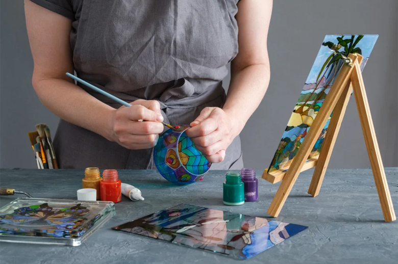 Paint Glassware